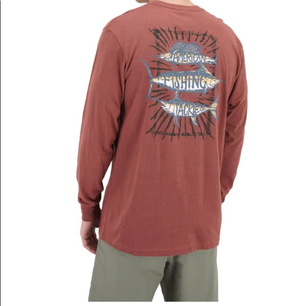 AFTCO Mens Fishing Long Sleeve Shirt New With Tags Size Small